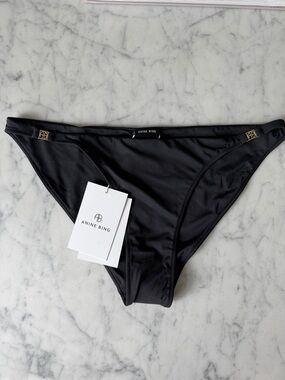 NWT Anine Bing Black Bikini Bottom small
